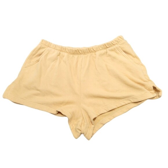 Aerie Light Orange Terry Cloth Cotton Shorts Size XL - Picture 1 of 6